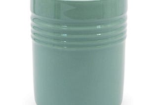 kook-ceramic-utensil-crock-6-inches-teal-1