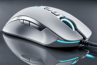 White Gaming Mouse-1