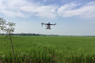 How can small farms in India benefit equally from the agricultural revolution driven by drone…