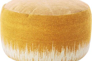 nourison-life-styles-stonewash-drum-pouf-mustard-1