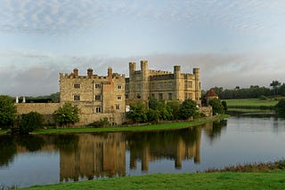 Leeds Castle and moat