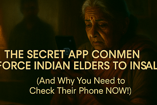 The Secret App Conmen Force Indian Elders to Install (And Why You Need to Check Their Phone NOW!)