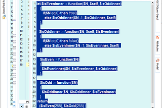 Mutual Recursion with Anonymous (Inline) Functions in XPath 3