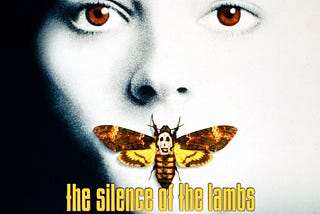 The poster for the movie The Silence of the Lambs