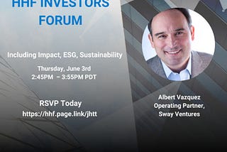 Takeaways from the 8th HHF Investors Forum on ESG and Impact Investing