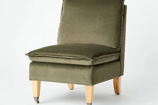 talbert-pillow-top-slipper-chair-with-casters-olive-green-velvet-kd-threshold-designed-with-studio-m-1