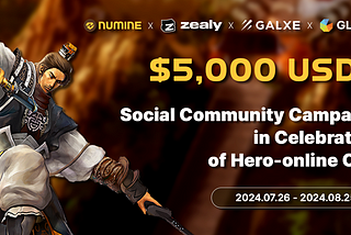 📢Official Announcement: NUMINE Social Community Campaign in Celebration of Hero-online CBT 📢