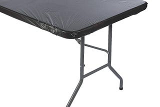 Versatile Black Rectangle Tablecloth for All Occasions | Image