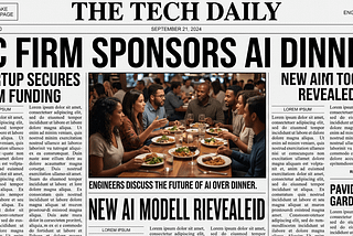 At AI Dinners, You Can Leave Before Dessert. And Other Rules for IRL IS BACK Networking