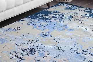 Cloudy Sky handknotted rug- Memorial Day Rugs 2021