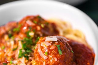 Mama made meatballs