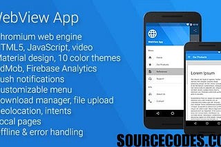 Universal Android WebView App Source Code