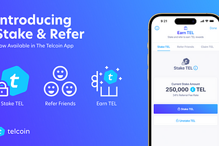 TEL Staking is now live in the Telcoin App