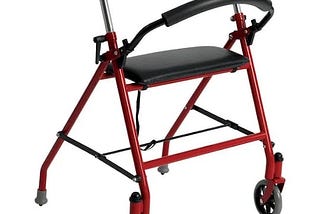 drive-medical-two-wheeled-walker-with-seat-red-1