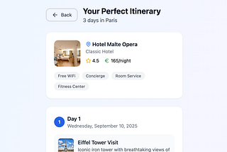 Building a travel assistant in Bolt