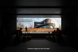 Projector Screen Mockup