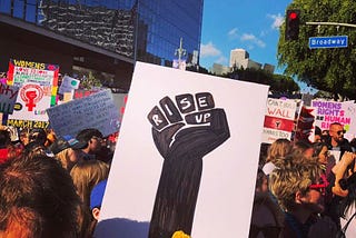 The 1st Women’s March (L.A, 2017)