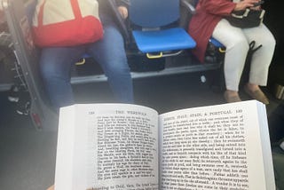 I’m Never Reading a Real Book on the Bus Again