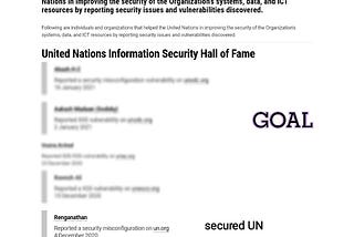 How I made the United Nations Hall of Fame in 3 minutes