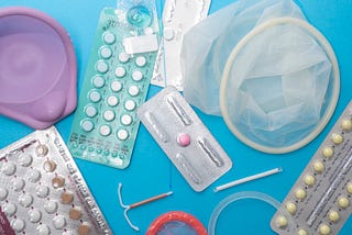 Types of birth controls, condom, birth control pills, IUD