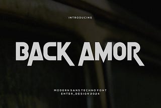 Back Amor Font