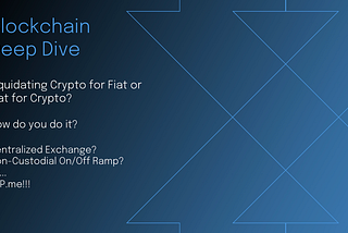On/Off Ramping with P2P.me