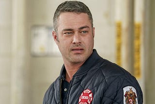 Kelly Severide stares in self-reflection