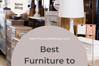 Best Furniture to Flip for Profit