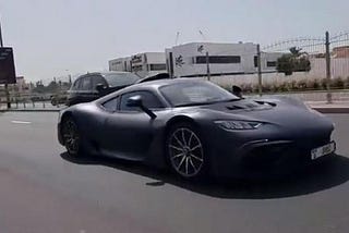 Mercedes-AMG One hypercar sizzling climate testing in Dubai