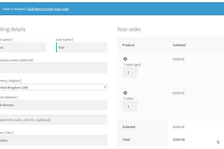 WooCommerce: Change quantity and delete products on checkout
