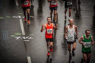 “З трьох” на Берлінському марафоні