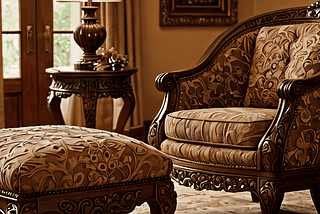Barrel-Chair-With-Ottoman-1