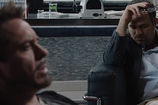 Tony Stark boring Bruce Banner to death in Iron Man 3’s post-credits scene