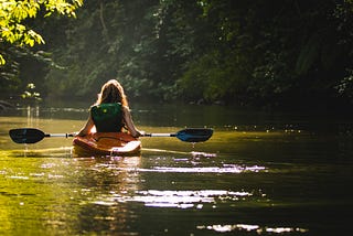 The World’s Most Awkward Human Kayaks the Au Sable