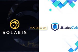 Solaris is now available on StakeCube!