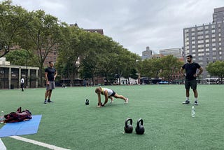 Fitness Trainers Shift to Online and Outdoor Classes to Teach Clients during Pandemic