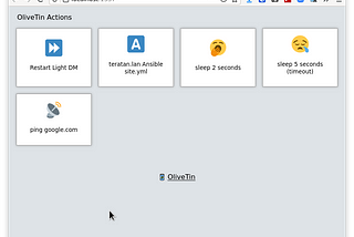 OliveTin — a simple web interface for running Linux shell commands