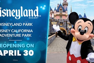 For about a year, Disneyland is finally opening once again on April 30th however, it’s for…