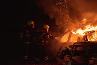 The firefighter is the arsonist