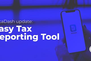 MXC DataDash Update: Easy Tax Reporting Tool