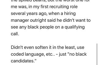 Can We Ever Eliminate Racist Hiring Managers?