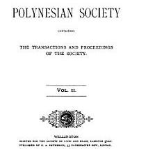 The Journal of the Polynesian Society | Cover Image