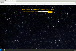 Generating Short Star Wars Text With LSTM’s