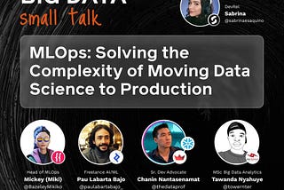 A Discussion: Top Challenges of Moving Data Science to Production.