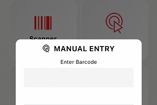 Manual Entry option in GearChain