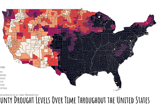 US Droughts Per County