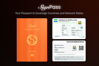 ‫SignPass: گذرنامه شما به کشورهای مستقل و دولت‌های شبکه‌ای