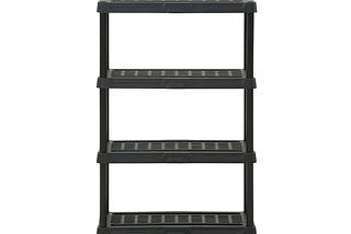 hart-4-tier-18-x-36x-53-ventilated-plastic-storage-shelf-unit-600-lbs-capacity-black-1