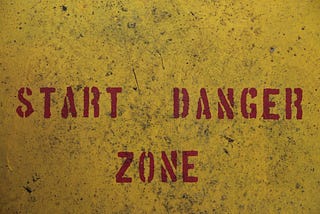 Danger Zone Text