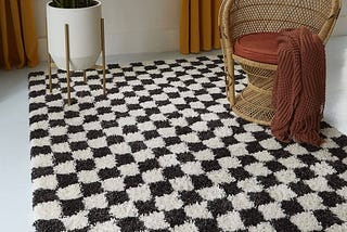 balta-rugs-oslo-checkered-shag-rug-black-5-3-x-7-1